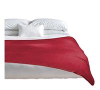 Top Couverture 100% imperméable Rouge/Gris Jumbo 80 x 60 cm pour Adultes et Animaux domestiques Tout est Sec, Peu Importe à Quel Point il Devient Humide ! Ultra Douce, silencieuse, Anti-Fuite,