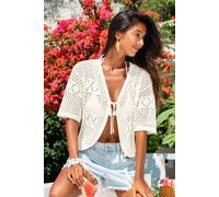 Top cover up beige à l’allure ensoleillée Beige M