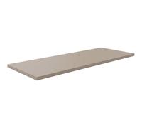 Top de finition pour armoire à rideaux NF L. 120 cm - Finition Argile