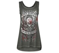 Top de Five Finger Death Punch - No Regrets - S à M - pour Femme - gris M
