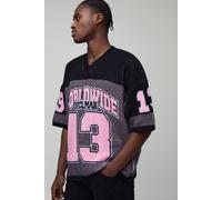 Top de hockey universitaire à manches courtes homme - noir - S, noir