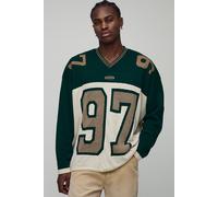 Top de hockey universitaire à manches longues - MAN homme - vert - XS, vert