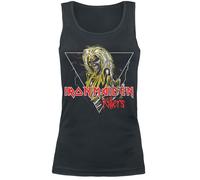 Iron Maiden Killers Triangle Femme Top Noir 100% Coton Regular/Coupe Standard