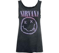Top de Nirvana - Smile Logo - M - pour Femme - noir M