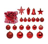 Top De Noël Étoile Et Pendents Ensemble 45 Ornements Suspendus pour La Fête Mariage Vacances d'arbre À La Maison
