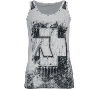 Top de Rammstein - Amour - S à XL - pour Femme - gris clair chiné/noir XL