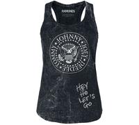 Top de Ramones - Hey Ho Let's Go - M - pour Femme - noir M
