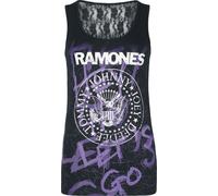 Top de Ramones - Let's Go - S à XXL - pour Femme - noir XL