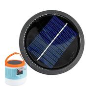 Top de rechange pour lampe solaire, composants pour lanterne longue durée 600 mAh, couvercles d'extérieur, pour jardin, patio, pelouse, balcon, cour, terrasse, extérieur, clôture, chemin, route, nuit