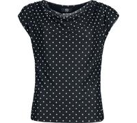 Top de RED by EMP - Haut Double Épaisseur À Pois - S - pour Femme - noir S