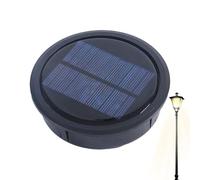 Top De Remplacement De Lanterne Solaire - Remplacement De La Lumière Solaar Étanche Couvercle | Casquette De Panneau Solarr À LED Avec Interrupteur Pour Les Lumières Du Chemin Du Jardin Extéri