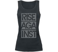 Top de Rise Against - Stacked Ghost Notes Stencil - M à XL - pour Femme - noir XL