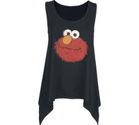 Top de Sesame Street - Elmo - S à 3XL - pour Femme - noir 3XL