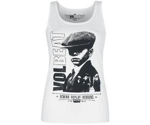 Top de Volbeat - Bad Boys - L à XL - pour Femme - blanc XL