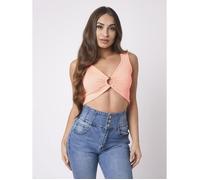 Top décolleté à détail anneau - PROJECT X PARIS - Femme - Rose M