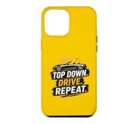 Top Down Drive Repeat Voiture Convertible Rétro Conduite d'été Coque pour iPhone 12 Pro Max