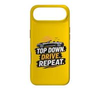 Top Down Drive Repeat Voiture Convertible Rétro Conduite d'été Coque pour iPhone Air