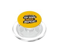 Top Down Drive Repeat Voiture Convertible Rétro Conduite d'été PopSockets PopGrip pour MagSafe