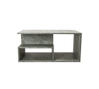 TOP E SHOP CDF Prima Table Basse | Couleur : béton | Table Basse Moderne pour Salon, Salon, Bureau | Forme : rectangulaire | Étagère pour Petits Objets, journaux, Magazines ou Livres