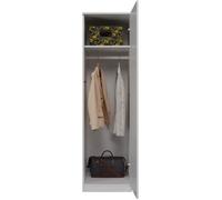 TOP E SHOP Topeshop EL KPL placard et armoire de chambre à coucher 5 étagères 1 portes(s) Blanc - SD-50 BI
