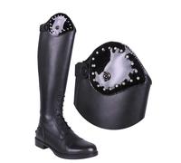 Top échangeables pour botte d'équitation QHP Romy Crystal Noir 38/42