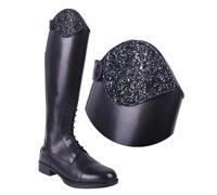 Top échangeables pour botte d'équitation QHP Romy Glitz Bleu 35/37