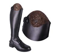 Top échangeables pour botte d'équitation QHP Romy Sparkle Noir 35/37