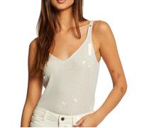 Morgan Femme 232-daniel T-shirt, Ivoire, S EU