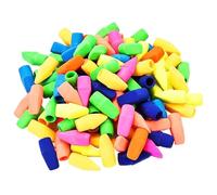 Top Erasers - Wedge Shaped Eraser Caps, Colorful Push On Correction Accessories, Durable Soft Rubber Design | Erasers For Back School Party Gift Classroom Student Writing Drawing