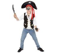 Rubie's Kit de déguisement pirate – top luxe et accessoires – 5-8 ans – Carnaval