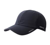 TOP-EX Casquette de course imperméable haute performance Tous temps Style baseball souple Urban Storm M/L Bleu marine