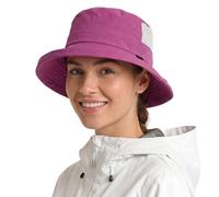 TOP-EX Chapeau de soleil pour femme avec queue de cheval, UPF 50, large bord, protection UV, imperméable, avec mentonnière, respirant, en maille d'été, pliable, safari en plein air, fuchsia, M