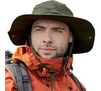 TOP-EX Chapeau de soleil pour homme avec large bord UPF 50+ et imperméable, grand chapeau d'été pour la randonnée, le trekking, la pêche, le camping, la voile, pliable, réglable, respirant,