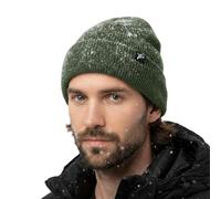 TOP-EX DryKnit™ Bonnet d'hiver imperméable pour homme et femme, bonnet tricoté chaud doublé en polaire, protection contre le vent et la pluie, respirant, S-M