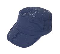TOP-EX L/XL/XXL Casquette de l'armée imperméable à visière rabattable pour le golf, la course à pied, l'extérieur, bleu foncé, L-XL