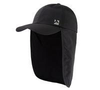 TOP-EX L/XL/XXL UV50+ Casquette de baseball à rabat étanche, noir, TailleXL