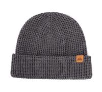 TOP-EX XL / XXL 50 % laine mérinos gaufrée bonnet d'hiver homme femme pêcheur bonnet de trawler bonnet tricoté jaune chaud, M-L