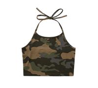 T-shirt pour femme Neckholder Top Brandit - Dark Camo XL