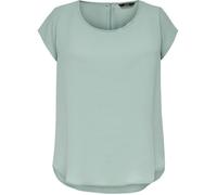 Top Femme - ONLY - Bleu Surf - Manches Courtes - Coupe Loose - 97% Polyester 34