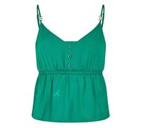 Top femme vert - Morgan - coupe droite - col V - sans manches 42