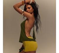Top femme vert olive d'été style techno club night rave, bohème sexy, dos ouvert, à franges, chaîne diamant ornementée, coupe ample, Y2K minimaliste vintage vacances L,M,S,XL,XS,XXL,XXS,XXXL,XXXXLUnic