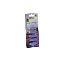 Top Filter 0820250, Stick pour aspirateur Senteur Lavande, Violet | Parfum lavande discret, Format stick facile à placer, Pour sacs ou bac d’aspirateur, Lot de 5 pratiques, 4 x 1 cm compact