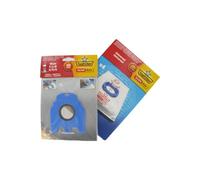 Top Filter Fackelmann 68004 Filtre supérieur Click-Bag 330/336 Adaptateur de filtre pour Miele F/J/M/G/H/N, Blanc