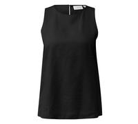 Top fluide en mÃ©lange de viscose avec effet dÃ©lavÃ© femme COMMA Noir 38