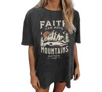 Top for Women Oversized Tshirt Flower Graphic Tees Music Short Sleeve Shirts Beach Tops Summer Fall T Shirts Loose Fit Pullover Casual Blouse Going Out Shirts Clothes B-55