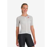Top Free Speed 3 Race Rosso Corsa manches courtes blanc femme - M