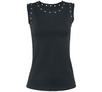 Top Gothic de Gothicana by EMP - Haut Rivet - S à XXL - pour Femme - noir XL