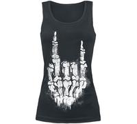 Top Gothic de Gothicana by EMP - Longing For Evil - S à XL - pour Femme - noir S