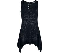Top Gothic de Jawbreaker - Mystic Cat Top - S à XL - pour Femme - noir S