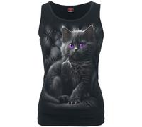 Top Gothic de Spiral - CATTITUDE - Vest - S à XXL - pour Femme - noir L